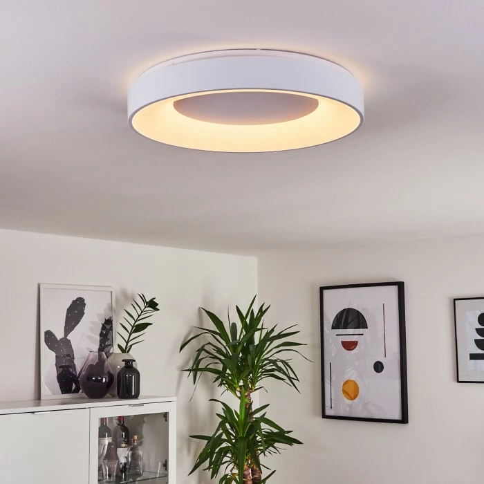 Hofstein Casina Deckenleuchte LED Weiß, 1-flammig, Fernbedienung 9 Hofstein Casina Deckenleuchte LED Weiß, 1-flammig, Fernbedienung – Bild 9