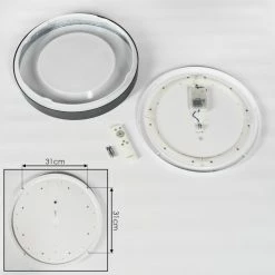 Hofstein Casina Deckenleuchte LED Anthrazit, Weiß, 1-flammig, Fernbedienung 16 Hofstein Casina Deckenleuchte LED Anthrazit, Weiß, 1-flammig, Fernbedienung -LED Leuchten Verkäufe casina deckenleuchte h3391600 4