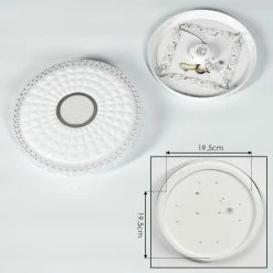 Hofstein Cavalese Deckenleuchte LED Weiß, 1-flammig -LED Leuchten Verkäufe cavalese deckenleuchte h3391617 4