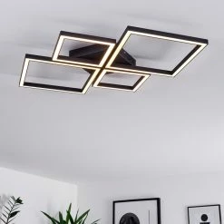 Hofstein Cavareno Deckenleuchte LED Schwarz, 1-flammig, Fernbedienung 20 Hofstein Cavareno Deckenleuchte LED Schwarz, 1-flammig, Fernbedienung -LED Leuchten Verkäufe cavareno deckenleuchte h3391662 8