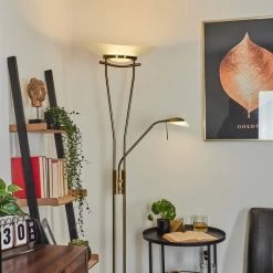 Hofstein Cavate Deckenfluter LED Messing, 2-flammig -LED Leuchten Verkäufe cavate deckenfluter h3019979 6