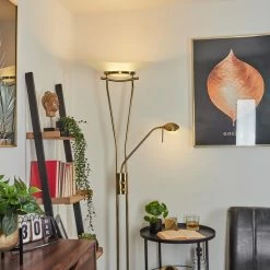 Hofstein Cavate Deckenfluter LED Altmessing, 2-flammig -LED Leuchten Verkäufe cavate deckenfluter h3019986 10