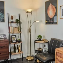 Hofstein Cavate Deckenfluter LED Altmessing, 2-flammig -LED Leuchten Verkäufe cavate deckenfluter h3019986 11