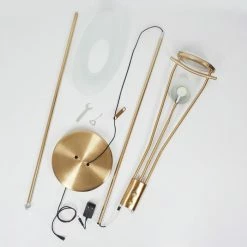 Hofstein Cavate Deckenfluter LED Altmessing, 2-flammig -LED Leuchten Verkäufe cavate deckenfluter h3019986 5