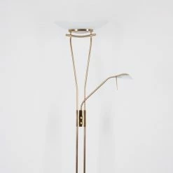 Hofstein Cavate Deckenfluter LED Altmessing, 2-flammig -LED Leuchten Verkäufe cavate deckenfluter h3019986 6