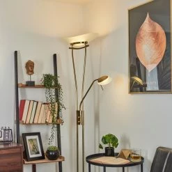 Hofstein Cavate Deckenfluter LED Altmessing, 2-flammig -LED Leuchten Verkäufe cavate deckenfluter h3019986 9