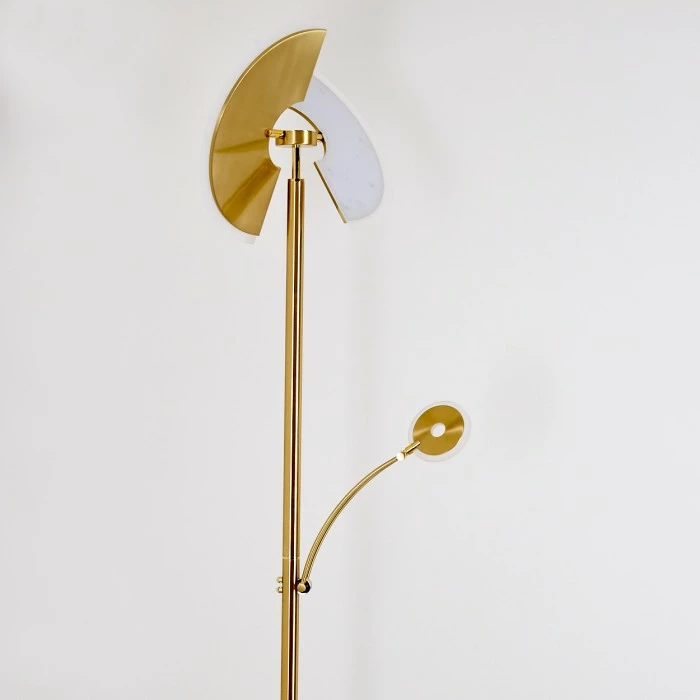 Hofstein Cazis Deckenfluter LED Messing, 1-flammig 15 Hofstein Cazis Deckenfluter LED Messing, 1-flammig – Bild 15