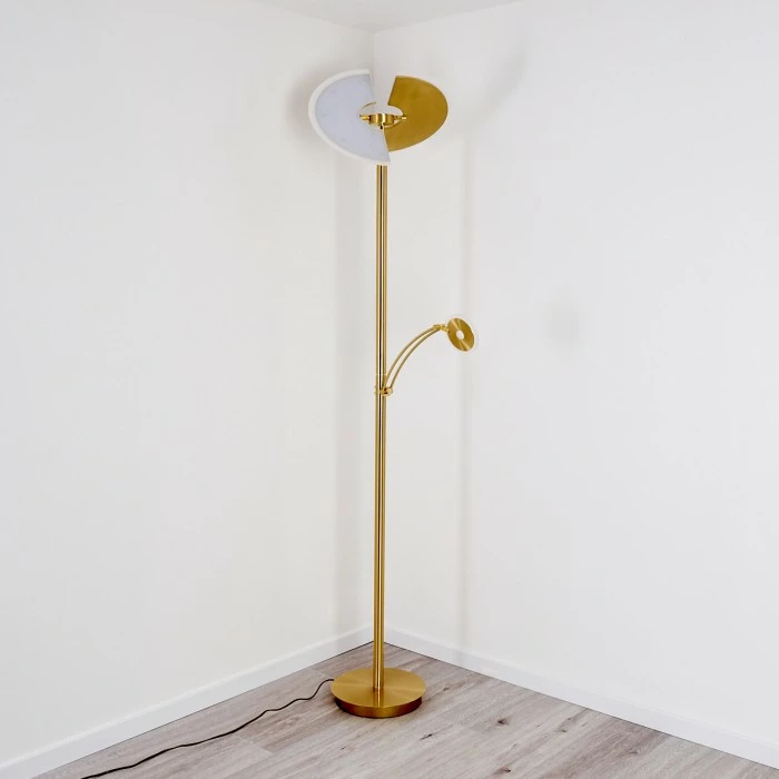 Hofstein Cazis Deckenfluter LED Messing, 1-flammig 4 Hofstein Cazis Deckenfluter LED Messing, 1-flammig – Bild 4