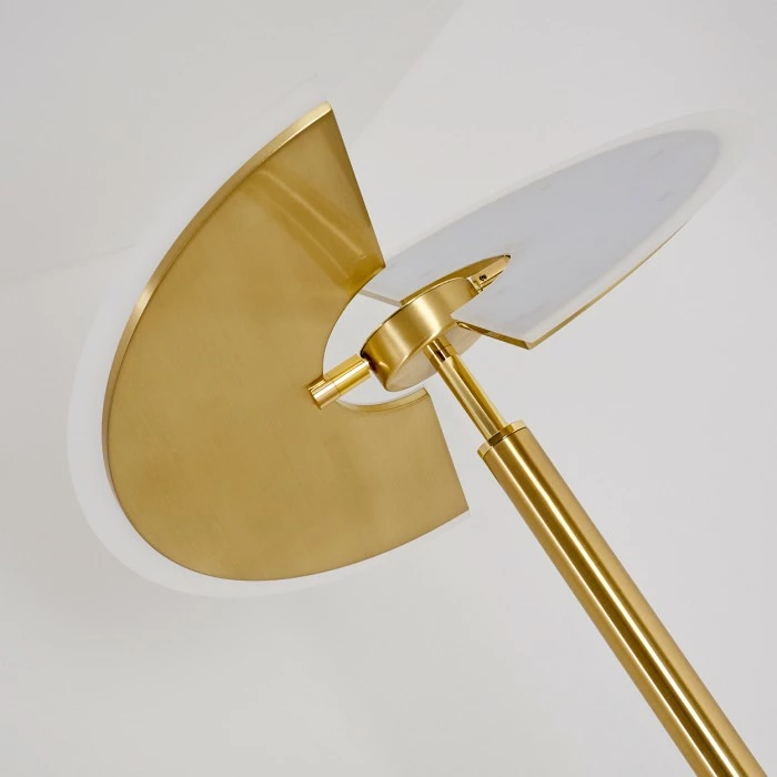 Hofstein Cazis Deckenfluter LED Messing, 1-flammig 9 Hofstein Cazis Deckenfluter LED Messing, 1-flammig – Bild 9