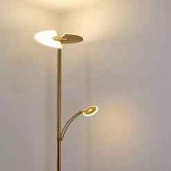 Hofstein Cazis Deckenfluter LED Messing, 1-flammig 28 Hofstein Cazis Deckenfluter LED Messing, 1-flammig -LED Leuchten Verkäufe cazis deckenfluter h3306734 9