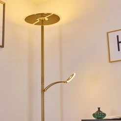 Hofstein Cazis Deckenfluter LED Messing, 2-flammig -LED Leuchten Verkäufe cazis deckenfluter h3334867 23