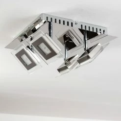 Hofstein Cerreto Deckenleuchte LED Chrom, 4-flammig -LED Leuchten Verkäufe cerreto deckenleuchte c29533f 4a 13
