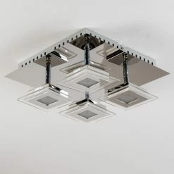 Hofstein Cerreto Deckenleuchte LED Chrom, 4-flammig -LED Leuchten Verkäufe cerreto deckenleuchte c29533f 4a 14