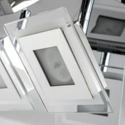 Hofstein Cerreto Deckenleuchte LED Chrom, 4-flammig -LED Leuchten Verkäufe cerreto deckenleuchte c29533f 4a 18