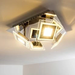 Hofstein Cerreto Deckenleuchte LED Chrom, 4-flammig -LED Leuchten Verkäufe cerreto deckenleuchte c29533f 4a 6