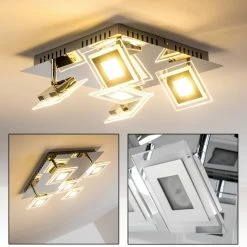 Hofstein Cerreto Deckenleuchte LED Chrom, 5-flammig 43 Hofstein Cerreto Deckenleuchte LED Chrom, 5-flammig -LED Leuchten Verkäufe cerreto deckenleuchte c29533f 5a 20