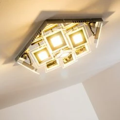 Hofstein Cerreto Deckenleuchte LED Chrom, 9-flammig -LED Leuchten Verkäufe cerreto deckenleuchte c29533f 9a 12