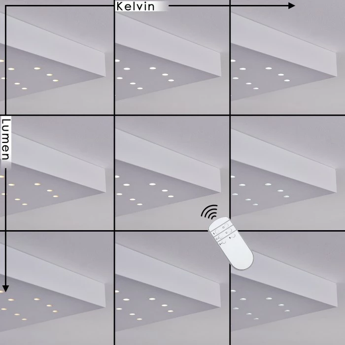 Hofstein Cetara Deckenleuchte LED Grau, 1-flammig 2 Hofstein Cetara Deckenleuchte LED Grau, 1-flammig – Bild 2