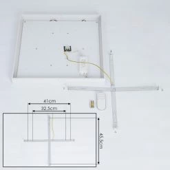 Hofstein Cetara Deckenleuchte LED Grau, 1-flammig 17 Hofstein Cetara Deckenleuchte LED Grau, 1-flammig -LED Leuchten Verkäufe cetara deckenleuchte h3392034 4