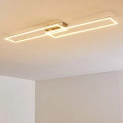 Hofstein Ceva Deckenleuchte LED Silber, 2-flammig, Fernbedienung 40 Hofstein Ceva Deckenleuchte LED Silber, 2-flammig, Fernbedienung -LED Leuchten Verkäufe ceva deckenleuchte h3167687 do2 16