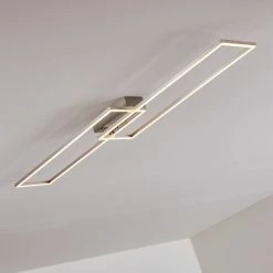 Hofstein Ceva Deckenleuchte LED Silber, 2-flammig, Fernbedienung 41 Hofstein Ceva Deckenleuchte LED Silber, 2-flammig, Fernbedienung -LED Leuchten Verkäufe ceva deckenleuchte h3167687 do2 17