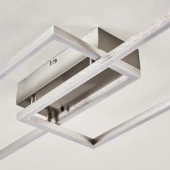 Hofstein Ceva Deckenleuchte LED Silber, 2-flammig, Fernbedienung 33 Hofstein Ceva Deckenleuchte LED Silber, 2-flammig, Fernbedienung -LED Leuchten Verkäufe ceva deckenleuchte h3167687 do2 9