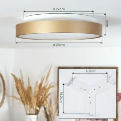 Hofstein Charata Deckenleuchte LED Weiß, 1-flammig 17 Hofstein Charata Deckenleuchte LED Weiß, 1-flammig -LED Leuchten Verkäufe charata deckenleuchte h3551134 3