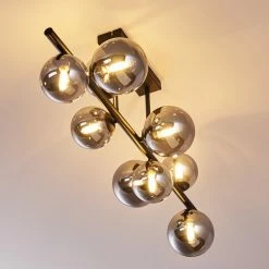 Hofstein Chehalis Deckenleuchte LED Schwarz, 9-flammig 25 Hofstein Chehalis Deckenleuchte LED Schwarz, 9-flammig -LED Leuchten Verkäufe chehalis deckenleuchte h3317853 6