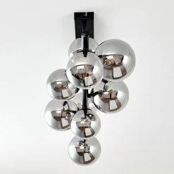 Hofstein Chehalis Deckenleuchte LED Schwarz, 9-flammig 27 Hofstein Chehalis Deckenleuchte LED Schwarz, 9-flammig -LED Leuchten Verkäufe chehalis deckenleuchte h3317853 8