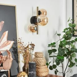 Hofstein Chehalis Deckenleuchte LED Messing, Schwarz, 3-flammig 21 Hofstein Chehalis Deckenleuchte LED Messing, Schwarz, 3-flammig -LED Leuchten Verkäufe chehalis deckenleuchte h3585009 10