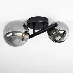 Hofstein Chehalis Deckenleuchte LED Schwarz, 2-flammig -LED Leuchten Verkäufe chehalis deckenleuchte h3617533 7