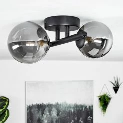 Hofstein Chehalis Deckenleuchte LED Schwarz, 2-flammig -LED Leuchten Verkäufe chehalis deckenleuchte h3617533 9