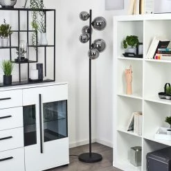 Hofstein Chehalis Stehleuchte LED Schwarz, 6-flammig -LED Leuchten Verkäufe chehalis stehleuchte h3545928 9