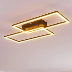 Hofstein Cheka Deckenleuchte LED Schwarz, 2-flammig, Fernbedienung -LED Leuchten Verkäufe cheka deckenleuchte h3325919 10