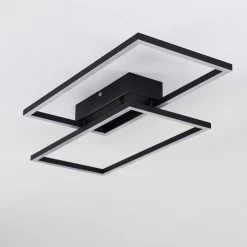 Hofstein Cheka Deckenleuchte LED Schwarz, 2-flammig, Fernbedienung -LED Leuchten Verkäufe cheka deckenleuchte h3325919 11