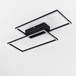 Hofstein Cheka Deckenleuchte LED Schwarz, 2-flammig, Fernbedienung -LED Leuchten Verkäufe cheka deckenleuchte h3325919 16