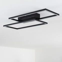 Hofstein Cheka Deckenleuchte LED Schwarz, 2-flammig, Fernbedienung -LED Leuchten Verkäufe cheka deckenleuchte h3325919 9