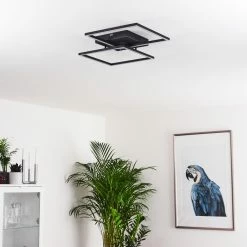 Hofstein Cheka Deckenleuchte LED Schwarz, 2-flammig, Fernbedienung 33 Hofstein Cheka Deckenleuchte LED Schwarz, 2-flammig, Fernbedienung -LED Leuchten Verkäufe cheka deckenleuchte h3325933 15