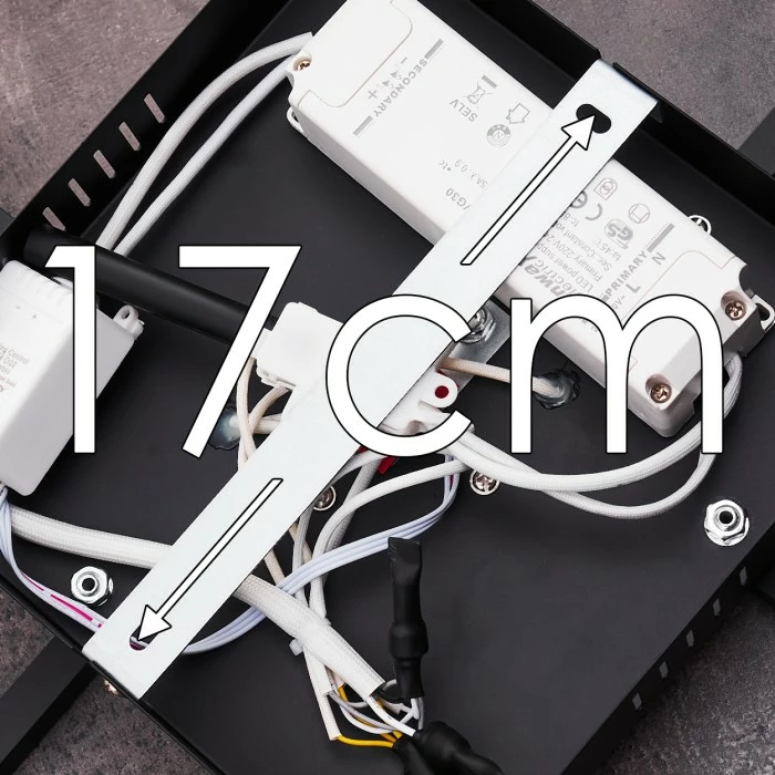 Hofstein Cheka Deckenleuchte LED Schwarz, 2-flammig, Fernbedienung 5 Hofstein Cheka Deckenleuchte LED Schwarz, 2-flammig, Fernbedienung – Bild 5