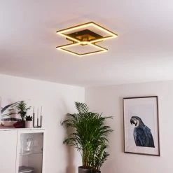 Hofstein Cheka Deckenleuchte LED Schwarz, 2-flammig, Fernbedienung 25 Hofstein Cheka Deckenleuchte LED Schwarz, 2-flammig, Fernbedienung -LED Leuchten Verkäufe cheka deckenleuchte h3325933 7