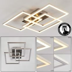 Hofstein Cheka Deckenleuchte LED Aluminium, 3-flammig