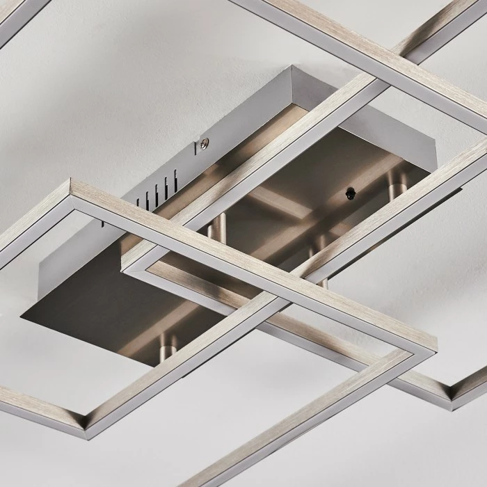 Hofstein Cheka Deckenleuchte LED Aluminium, 3-flammig, Fernbedienung 12 Hofstein Cheka Deckenleuchte LED Aluminium, 3-flammig, Fernbedienung – Bild 12