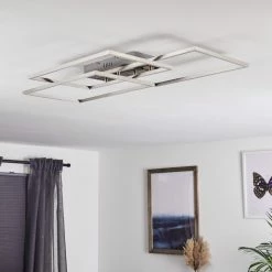 Hofstein Cheka Deckenleuchte LED Aluminium, 3-flammig, Fernbedienung 26 Hofstein Cheka Deckenleuchte LED Aluminium, 3-flammig, Fernbedienung -LED Leuchten Verkäufe cheka deckenleuchte h3374511 9