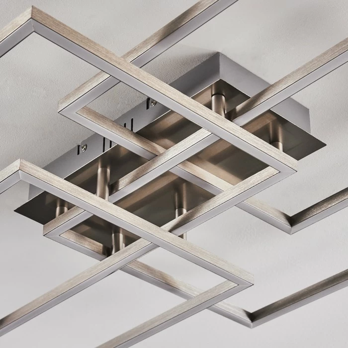 Hofstein Cheka Deckenleuchte LED Aluminium, 4-flammig, Fernbedienung 12 Hofstein Cheka Deckenleuchte LED Aluminium, 4-flammig, Fernbedienung – Bild 12