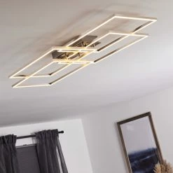 Hofstein Cheka Deckenleuchte LED Aluminium, 4-flammig, Fernbedienung 30 Hofstein Cheka Deckenleuchte LED Aluminium, 4-flammig, Fernbedienung -LED Leuchten Verkäufe cheka deckenleuchte h3374535 13