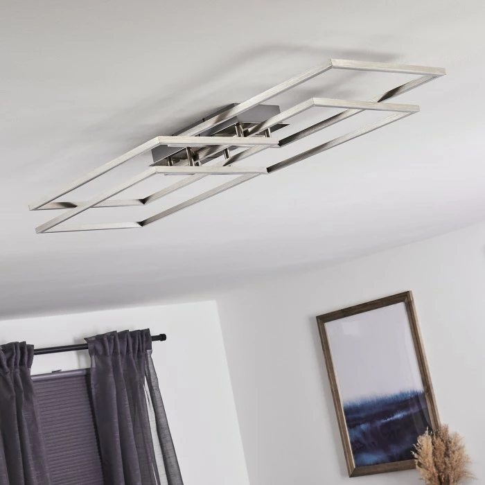 Hofstein Cheka Deckenleuchte LED Aluminium, 4-flammig, Fernbedienung 15 Hofstein Cheka Deckenleuchte LED Aluminium, 4-flammig, Fernbedienung – Bild 15