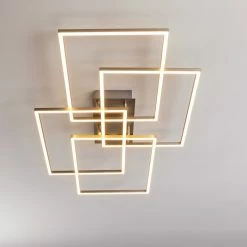 Hofstein Cheka Deckenleuchte LED Aluminium, 4-flammig, Fernbedienung 20 Hofstein Cheka Deckenleuchte LED Aluminium, 4-flammig, Fernbedienung -LED Leuchten Verkäufe cheka deckenleuchte h3374535 3