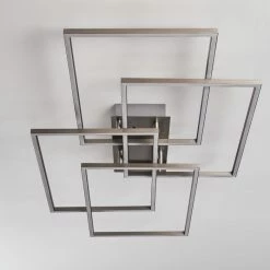 Hofstein Cheka Deckenleuchte LED Aluminium, 4-flammig, Fernbedienung 22 Hofstein Cheka Deckenleuchte LED Aluminium, 4-flammig, Fernbedienung -LED Leuchten Verkäufe cheka deckenleuchte h3374535 5