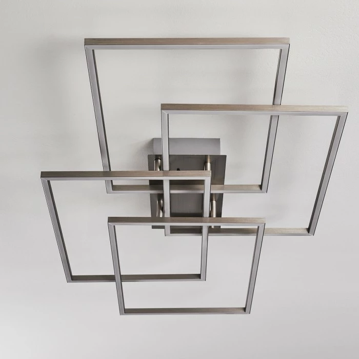 Hofstein Cheka Deckenleuchte LED Aluminium, 4-flammig, Fernbedienung 6 Hofstein Cheka Deckenleuchte LED Aluminium, 4-flammig, Fernbedienung – Bild 6