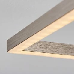 Hofstein Cheka Deckenleuchte LED Nickel-Matt, 2-flammig, Fernbedienung -LED Leuchten Verkäufe cheka deckenleuchte h3382417 5